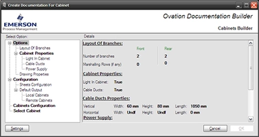 Emerson Ovation Documentation Builder