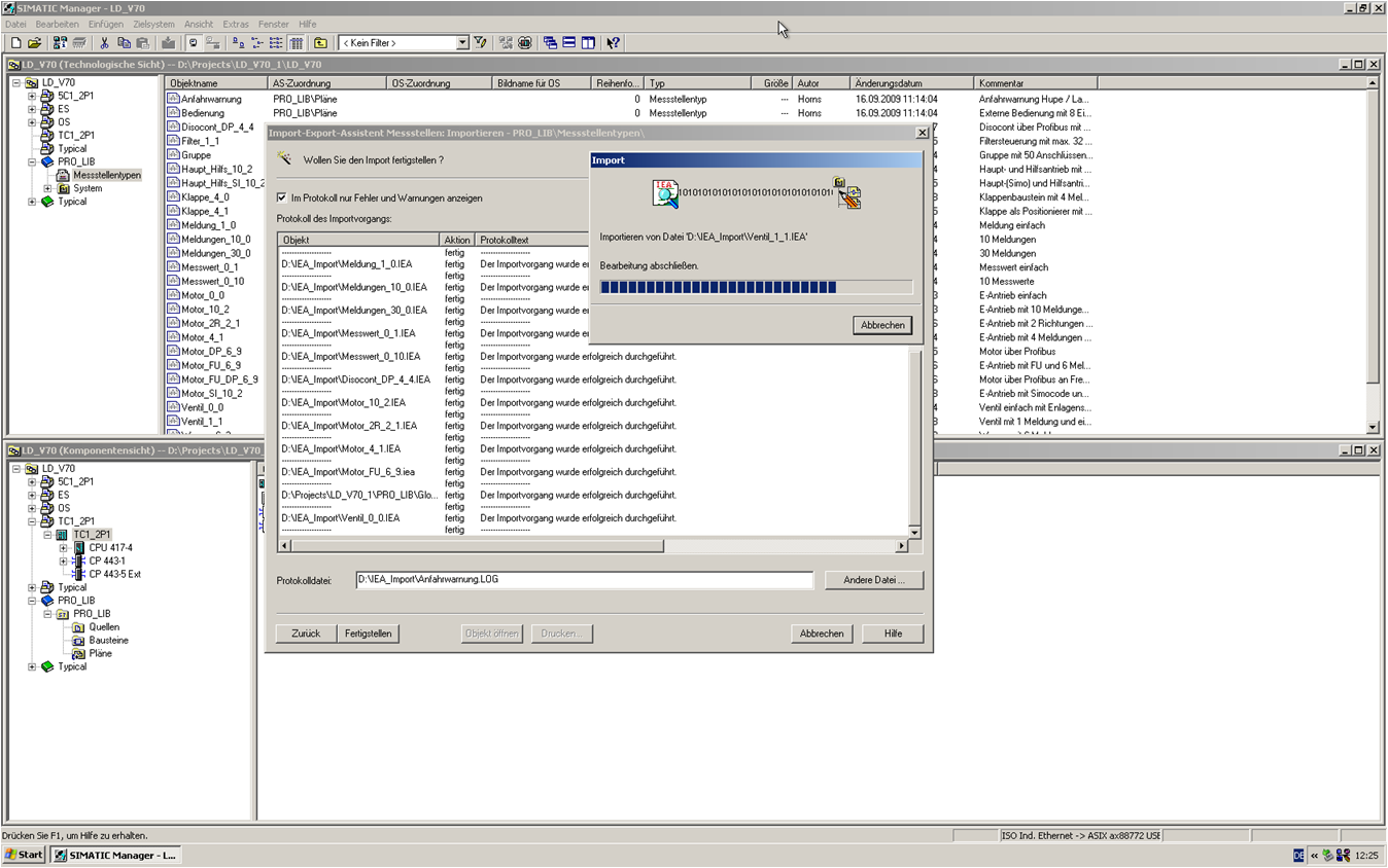 Simatic PCS 7 Import Simatic PCS 7 Import